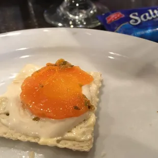 You can put their homemade tartar sauce with pickled jalapeño carrots for a savory combo delight.