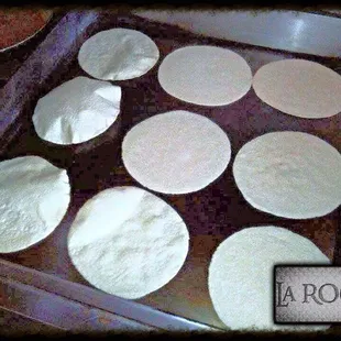 Tortillas echas a mano!