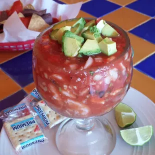 Large mixed seafood cocktail!