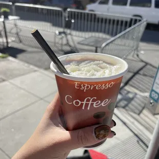 Irish coffee to-go for $10!