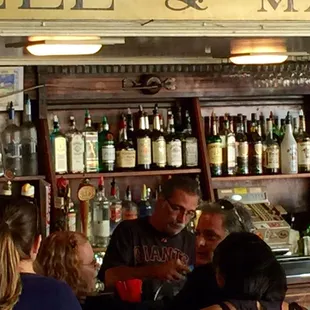 Look at my cousin taking care of all his customers! If you are ever in town, come down and see him!