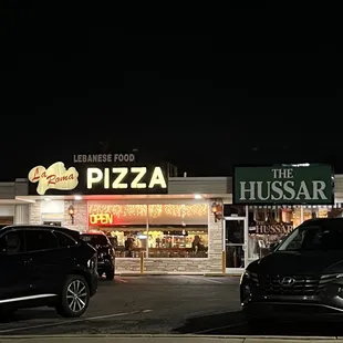 cars parked in a parking lot