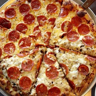 pizza, food