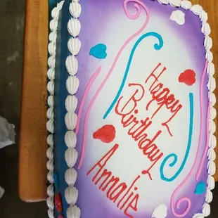 a happy birthday cake