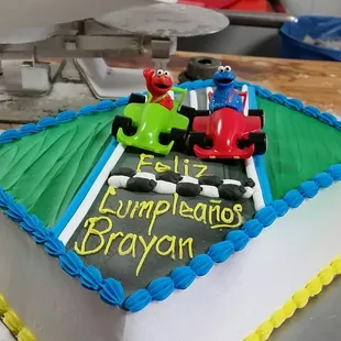 a birthday cake for a boy