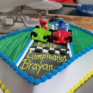 a birthday cake for a boy