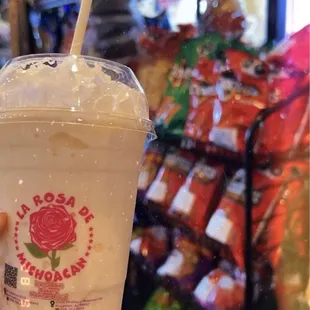 Licuado de vainilla.