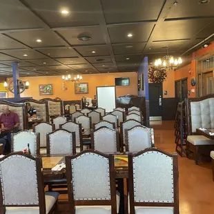 Interior - lots of nice art on the walls!