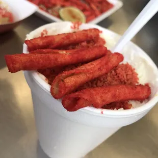 a close up of a bowl of food