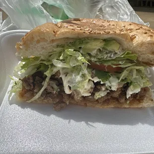 Torta asada (steak)
