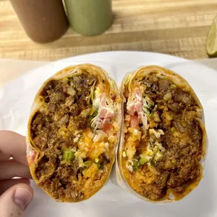 Al Pastor Burrito - Classic local taqueria burrito. Not my favorite but still good. This was extra meat which I do recommend ordering.