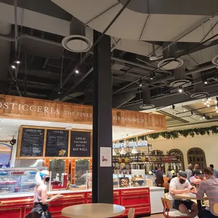 the interior of a restaurant