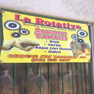 a sign for the store