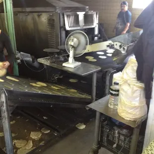 workers making tortillas