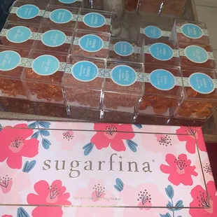 Sugarfina candies.  So yumm