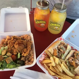 Jam alt &amp; shrimp po boys