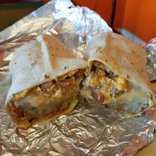 Breakfast Burritos
