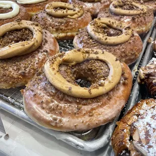 Milk and cookies brioche donut