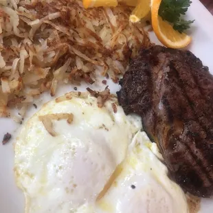 Steak &amp; eggs