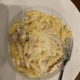 Chicken Alfredo w/gluten free pasta!