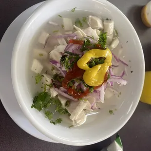 Ceviche de pescado