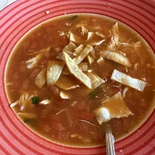 Chicken tortilla soup