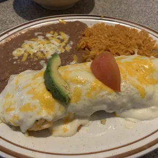 Cabo San Lucas Enchilada combo