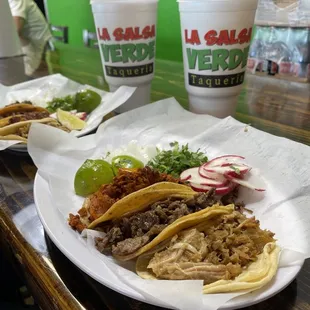 Carnitas Taco, Al Pastor Taco, Fajita Taco