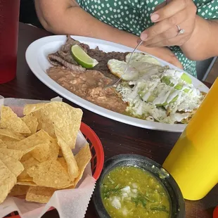 a woman eating a meal