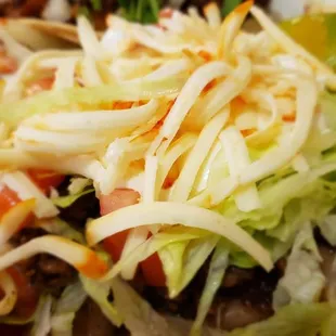 Steak tostada