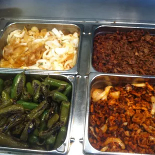 fresh tortillas, roasted chile's