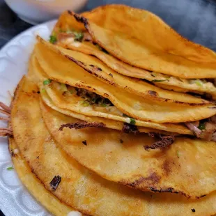 a stack of tortillas