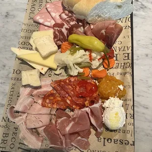 Grandissimo $41 - the salumi and cheeses were all delicious, but I would've loved labels, a card.