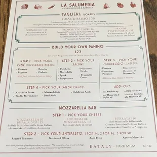 12/20/22 - Menu