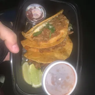 Tacos La Santa so freaking good!