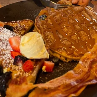 Churro pancakes soooo good!  Highly recommend.