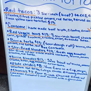 So many yummy options
