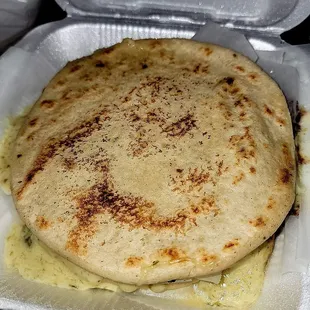 Cheese and Loroco Pupusas