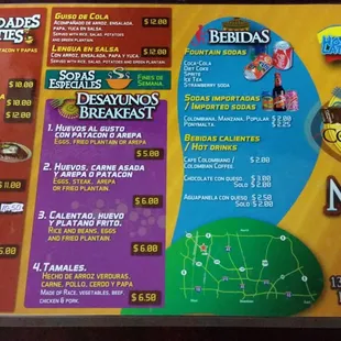 menu, pizza