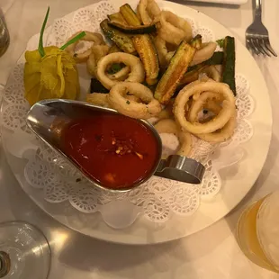 Fried calamari