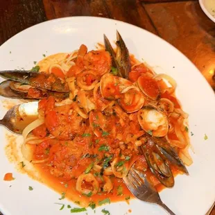 Seafood pasta