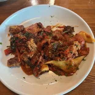 Italian Sausage w/ pasta ($22)