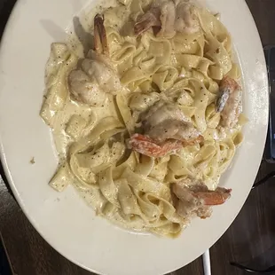 Shrimp Alfredo