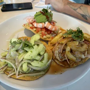 Seareinas Tostada Trio