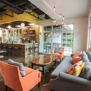 Family Corner and Barista Bar!