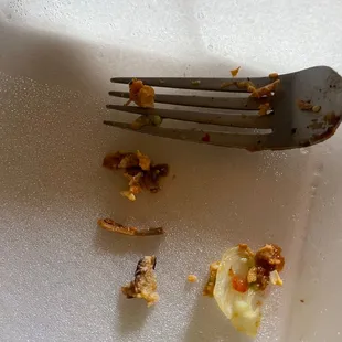 Bones in my chicken enchiladas