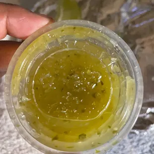 Green salsa - not spicy