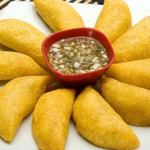 Beef and Chicken, Empanadas  Empanadas Colombianas de Carne y Pollo