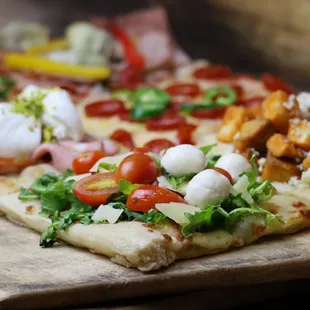 pizza, food