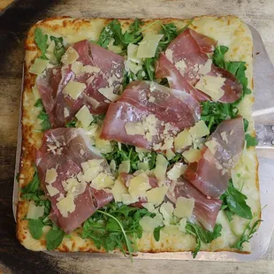 pizza, food